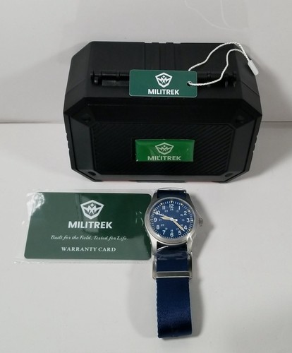 Militrek mt9001 37mm blue dial - 37mm,